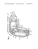 Battery-operated screwdriver and charger shell therefor diagram and image