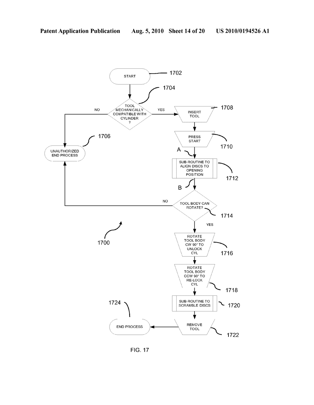 Tool Operated Combination Lock - diagram, schematic, and image 15