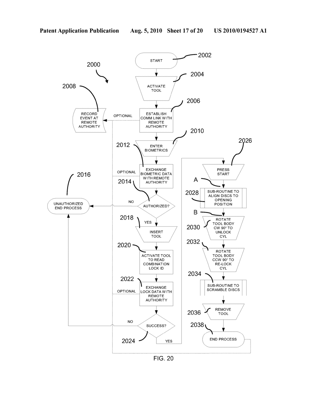 Tool Operated Combination Lock - diagram, schematic, and image 18