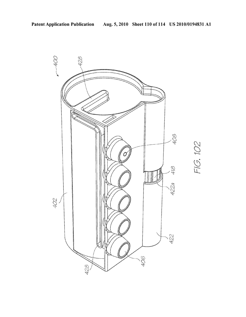 REFILL UNIT FOR INCREMENTAL MILLILITRE FLUID REFILL - diagram, schematic, and image 111