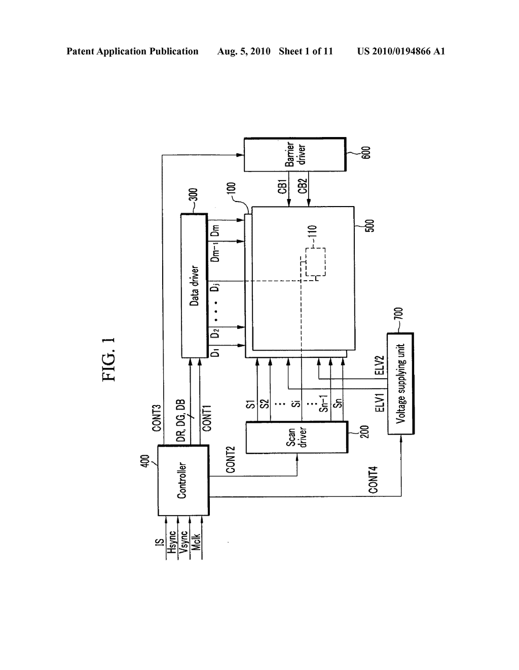 Electronic imaging device and driving method thereof - diagram, schematic, and image 02