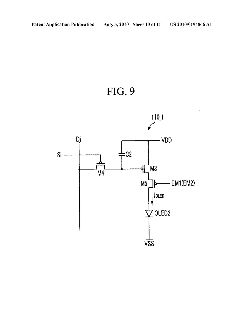 Electronic imaging device and driving method thereof - diagram, schematic, and image 11