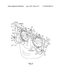 METHOD OF MEASURING AT LEAST ONE GEOMETRICO-PHYSIOGNOMIC PARAMETER FOR POSITIONING A VISION CORRECTING EYEGLASS FRAME ON THE FACE OF A WEARER diagram and image