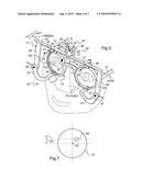 METHOD OF MEASURING AT LEAST ONE GEOMETRICO-PHYSIOGNOMIC PARAMETER FOR POSITIONING A VISION CORRECTING EYEGLASS FRAME ON THE FACE OF A WEARER diagram and image