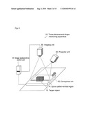 THREE-DIMENSIONAL SHAPE MEASURING APPARATUS, THREE-DIMENSIONAL SHAPE MEASURING METHOD, THREE-DIMENSIONAL SHAPE MEASURING PROGRAM, AND RECORDING MEDIUM diagram and image