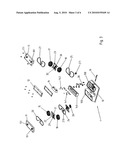 CLOCK WORK MOVEMENT FOR A WRISTWATCH diagram and image