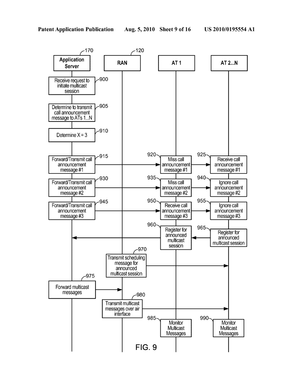 REPEATING MULTICAST MESSAGE TRANSMISSIONS IN A WIRELESS COMMUNICATIONS SYSTEM - diagram, schematic, and image 10