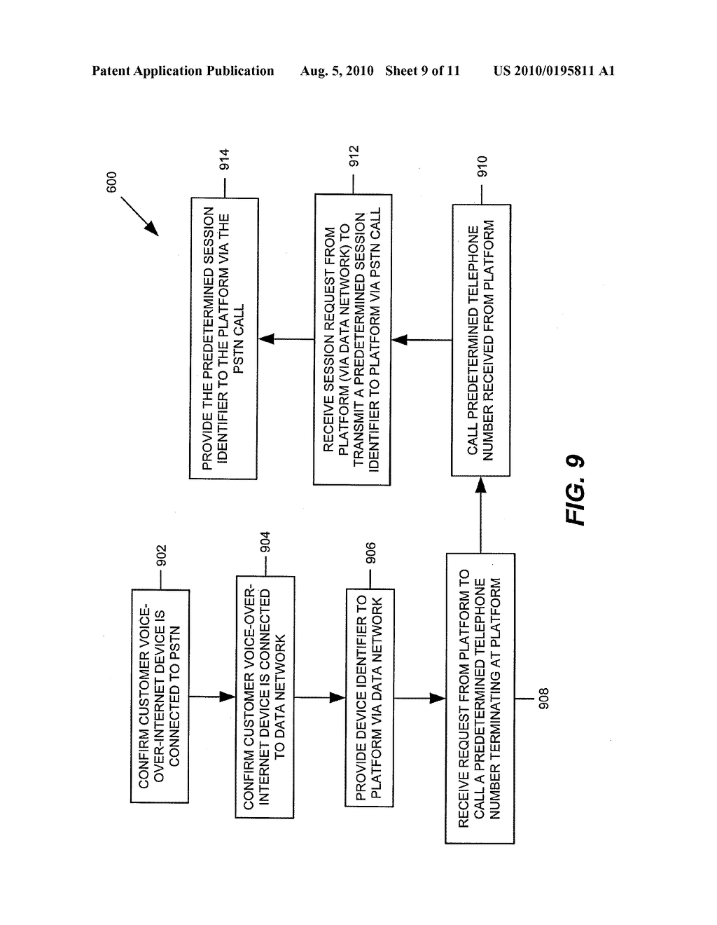 Telephone Number Binding in a Voice-Over-Internet System - diagram, schematic, and image 10