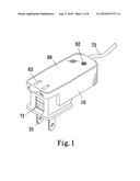 Socket, plug, and adaptor combination with waterproof arrangement diagram and image