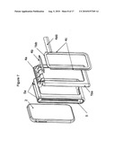 DEVICE PROVIDING BIOLOGICAL PROTECTION AGAINST THE ELECTROMAGNETIC WAVES EMITTED BY A MOBILE TELEPHONE diagram and image