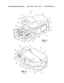 SECURE AND/OR LOCKABLE CONNECTING ARRANGEMENT FOR VIDEO GAME SYSTEM diagram and image