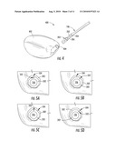 RELEASABLE AND INTERCHANGEABLE CONNECTIONS FOR GOLF CLUB HEADS AND SHAFTS diagram and image