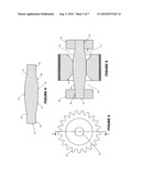 Gear assembly with asymmetric flex pin cross-reference to related applications diagram and image