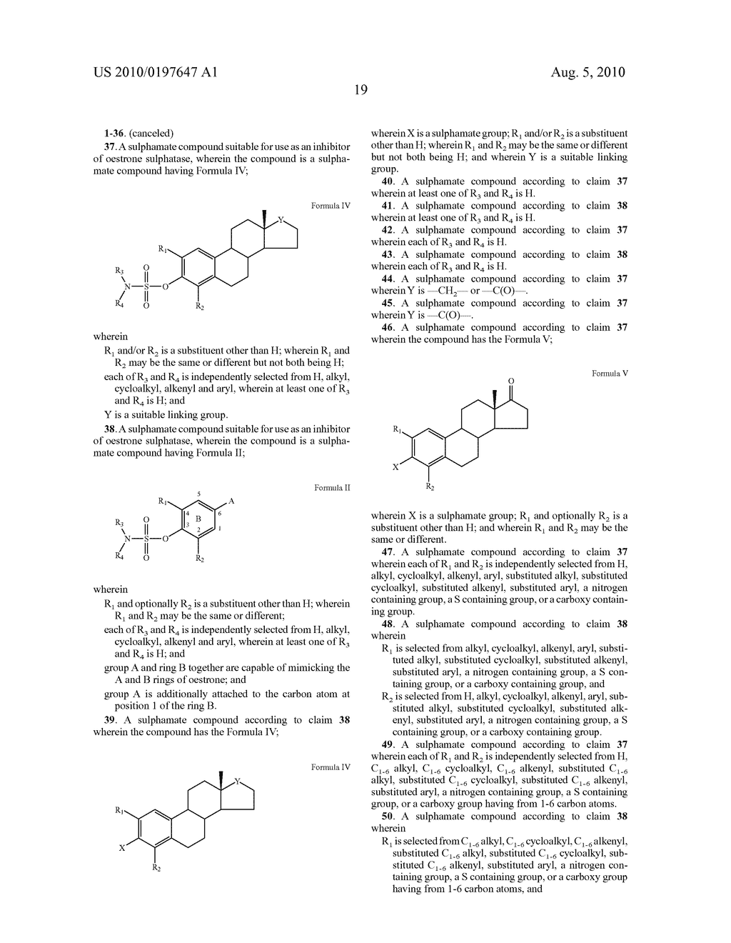 COMPOUNDS THAT INHIBIT OESTRONE SULPHATASE; COMPOSITIONS THEREOF; AND METHODS EMPLOYING THE SAME - diagram, schematic, and image 35