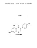 PHYTOESTROGENIC ISOFLAVONE COMPOSITIONS, THEIR PREPARATION AND USE THEREOF FOR PROTECTION AGAINST AND TREATMENT OF RADIATION INJURY diagram and image
