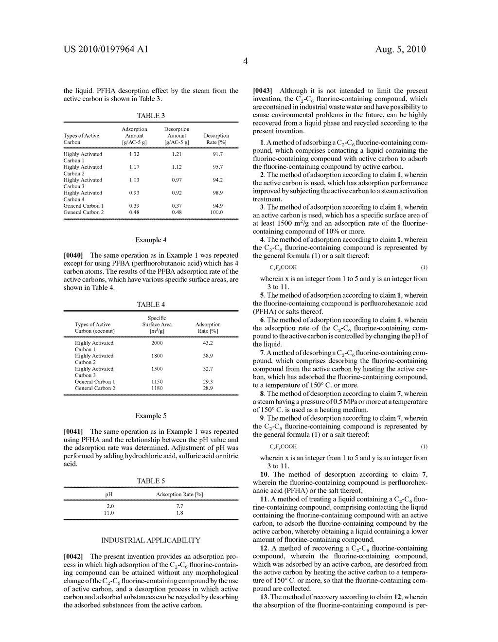 METHOD OF ADSORBING AND METHOD OF RECOVERING FLUORINE-CONTAINING COMPOUND - diagram, schematic, and image 06