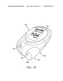 INTEGRATED BLOOD GLUCOSE METER AND LANCING DEVICE diagram and image