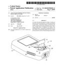 Analyte measurement device with a single shot actuator diagram and image