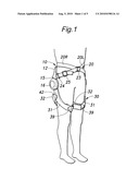 FEMORAL SUPPORT MEMBER FOR A WALKING ASSISTANCE DEVICE diagram and image