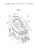 CHAIR-TYPE MASSAGE MACHINE diagram and image