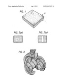 Layered materials for use as wound dressings diagram and image