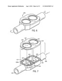 CASSETTE FOR DIFFERENTIAL PRESSURE BASED MEDICATION DELIVERY FLOW SENSOR ASSEMBLY FOR MEDICATION DELIVERY MONITORING AND METHOD OF MAKING THE SAME diagram and image