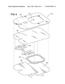 WINDOW DRESSING HAVING INTEGRAL ANCHOR diagram and image