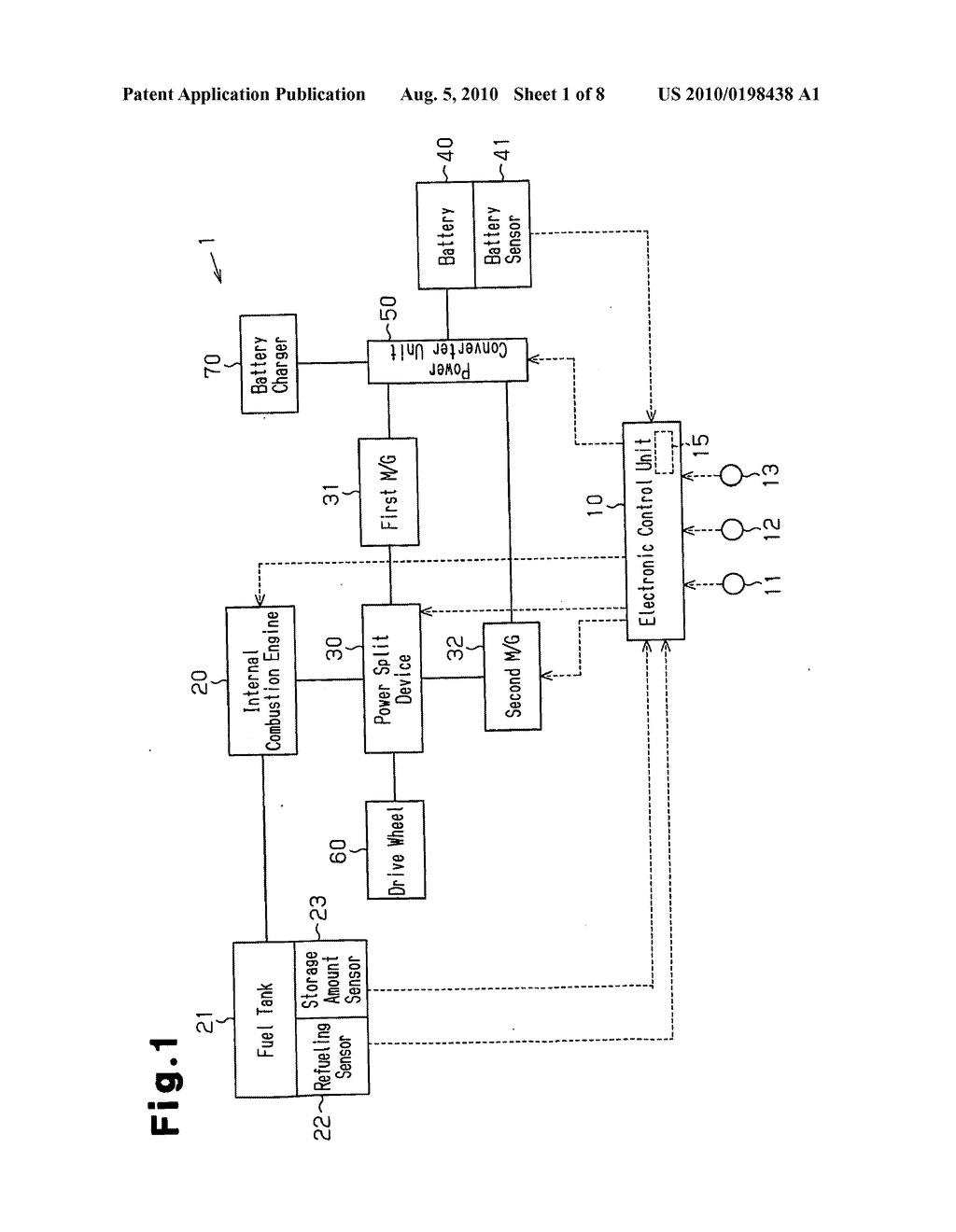 CONTROL APPARATUS OF HYBRID VEHICLE - diagram, schematic, and image 02