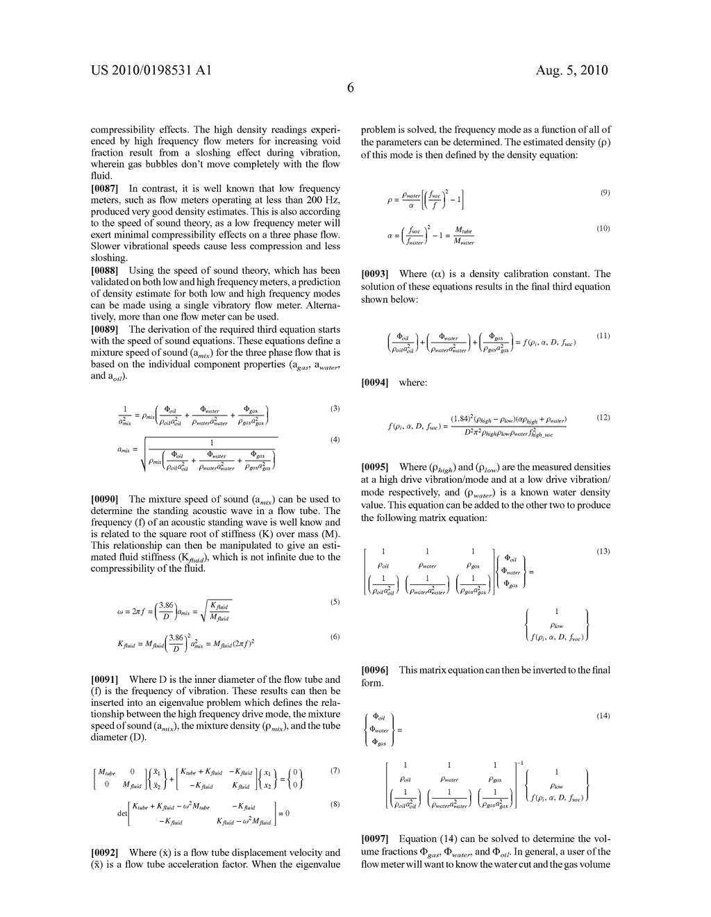 FLOW METER SYSTEM AND METHOD FOR MEASURING FLOW CHARACTERISTICS OF A THREE PHASE FLOW - diagram, schematic, and image 15