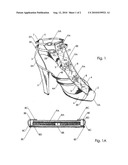 Insert array shoes, sandals and detachable showcases diagram and image