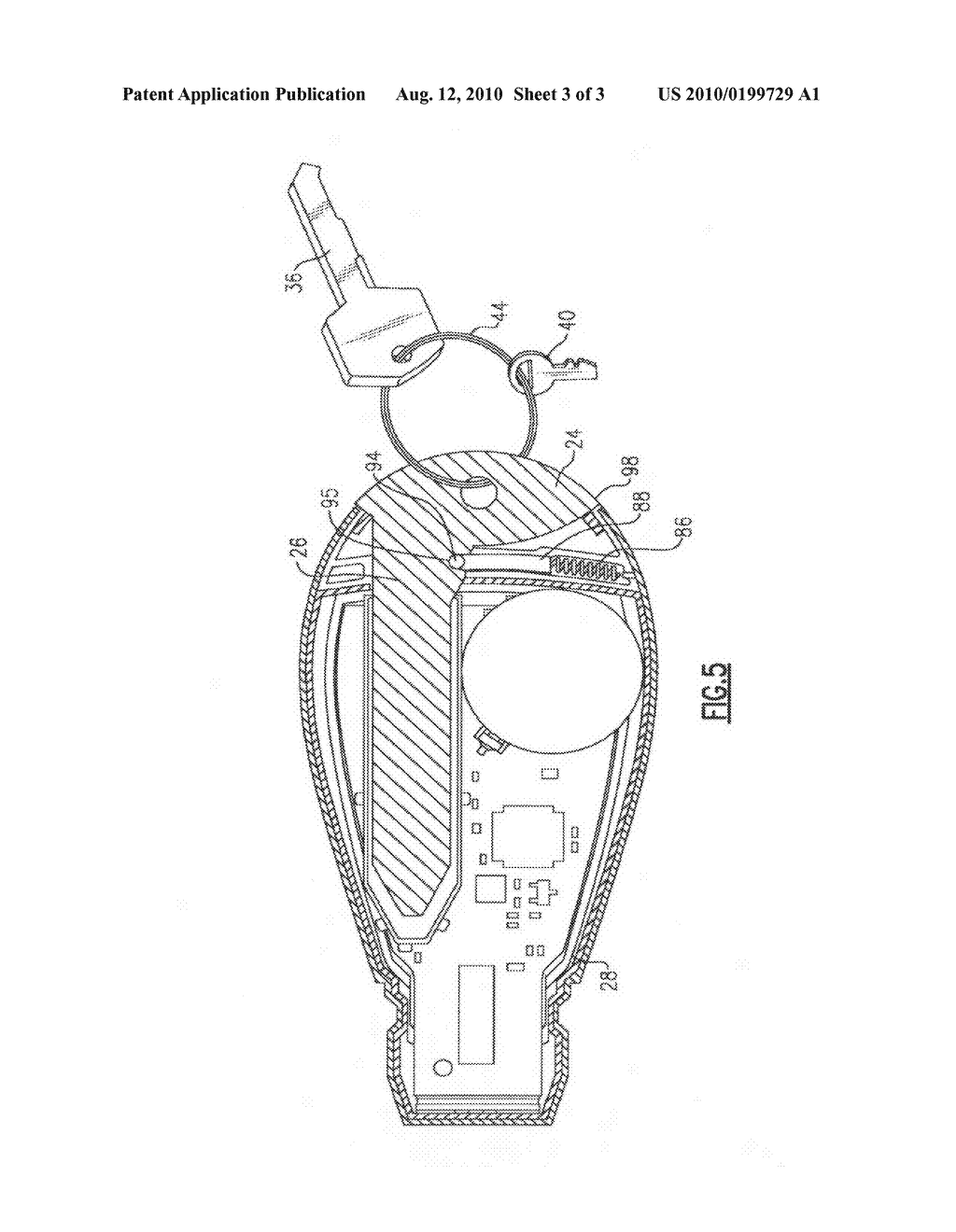 KEY FOB ASSEMBLY - diagram, schematic, and image 04