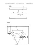 Arrangement for determining a characteristic variable of a fluid, sensor device and use in a motor vehicle diagram and image