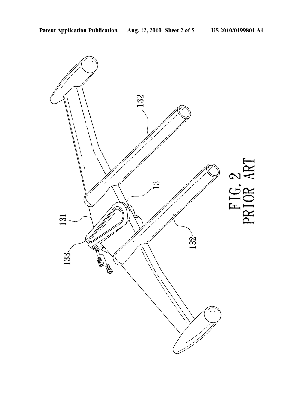 AERODYNAMICALLY CONFIGURED HANDLEBAR ASSEMBLY FOR A BICYCLE - diagram, schematic, and image 03