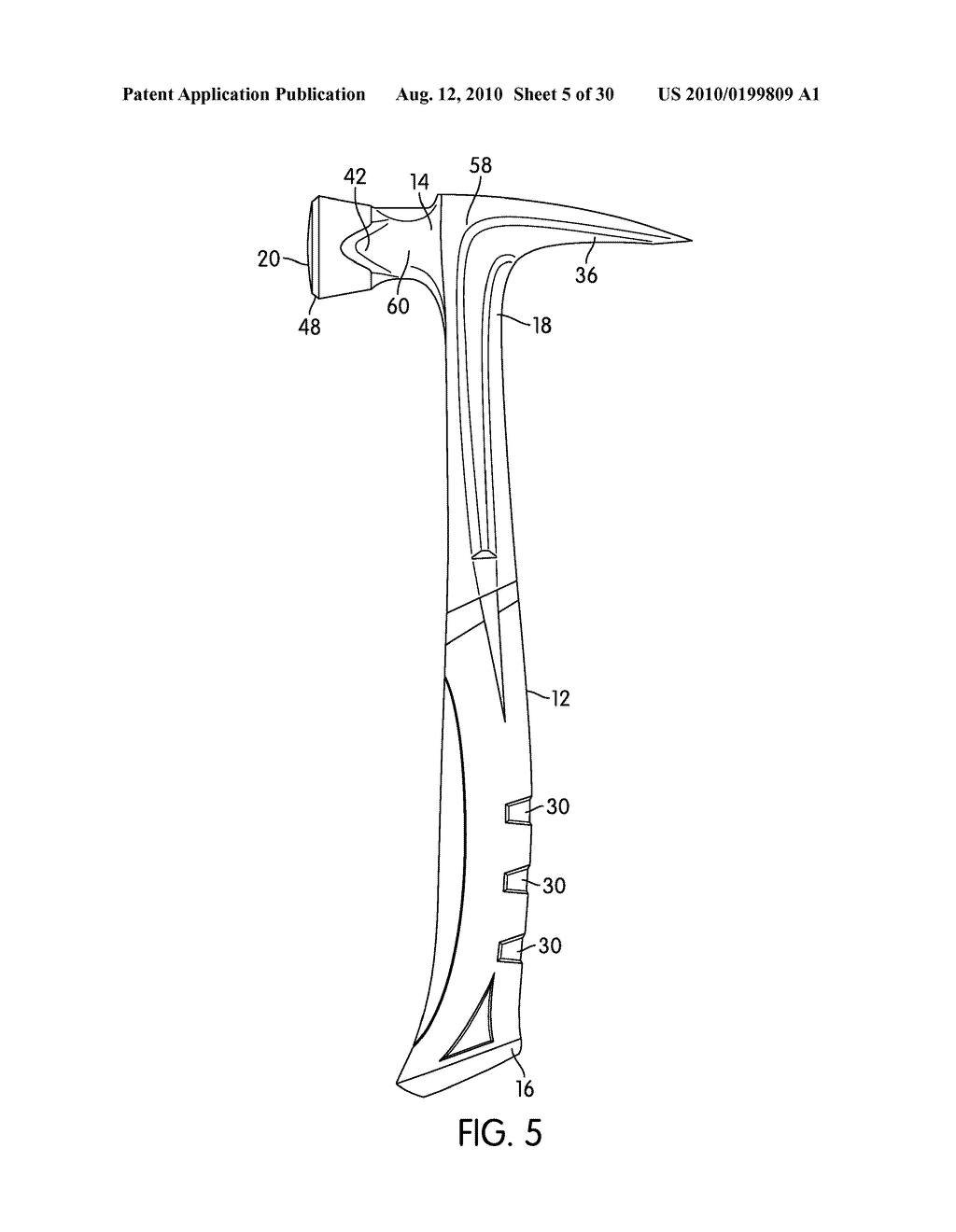 LARGE STRIKE FACE HAMMER - diagram, schematic, and image 06