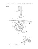 METHOD AND SEWING MACHINE FOR FORMING SINGLE-THREAD LOCKED HANDSTITCHES diagram and image