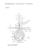 METHOD AND SEWING MACHINE FOR FORMING SINGLE-THREAD LOCKED HANDSTITCHES diagram and image