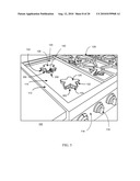 PEDESTAL FOR A BURNER OF A HOUSEHOLD APPLIANCE diagram and image