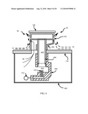 PEDESTAL FOR A BURNER OF A HOUSEHOLD APPLIANCE diagram and image