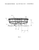 PEDESTAL FOR A BURNER OF A HOUSEHOLD APPLIANCE diagram and image