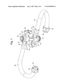 VALVE ARRANGEMENT FOR USE WITH A WATER METER diagram and image