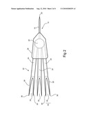 GARDENING TOOL WTIH PRONGS AND BLADE MEMBER diagram and image