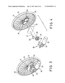 Manually operatable motorized wheel chair diagram and image