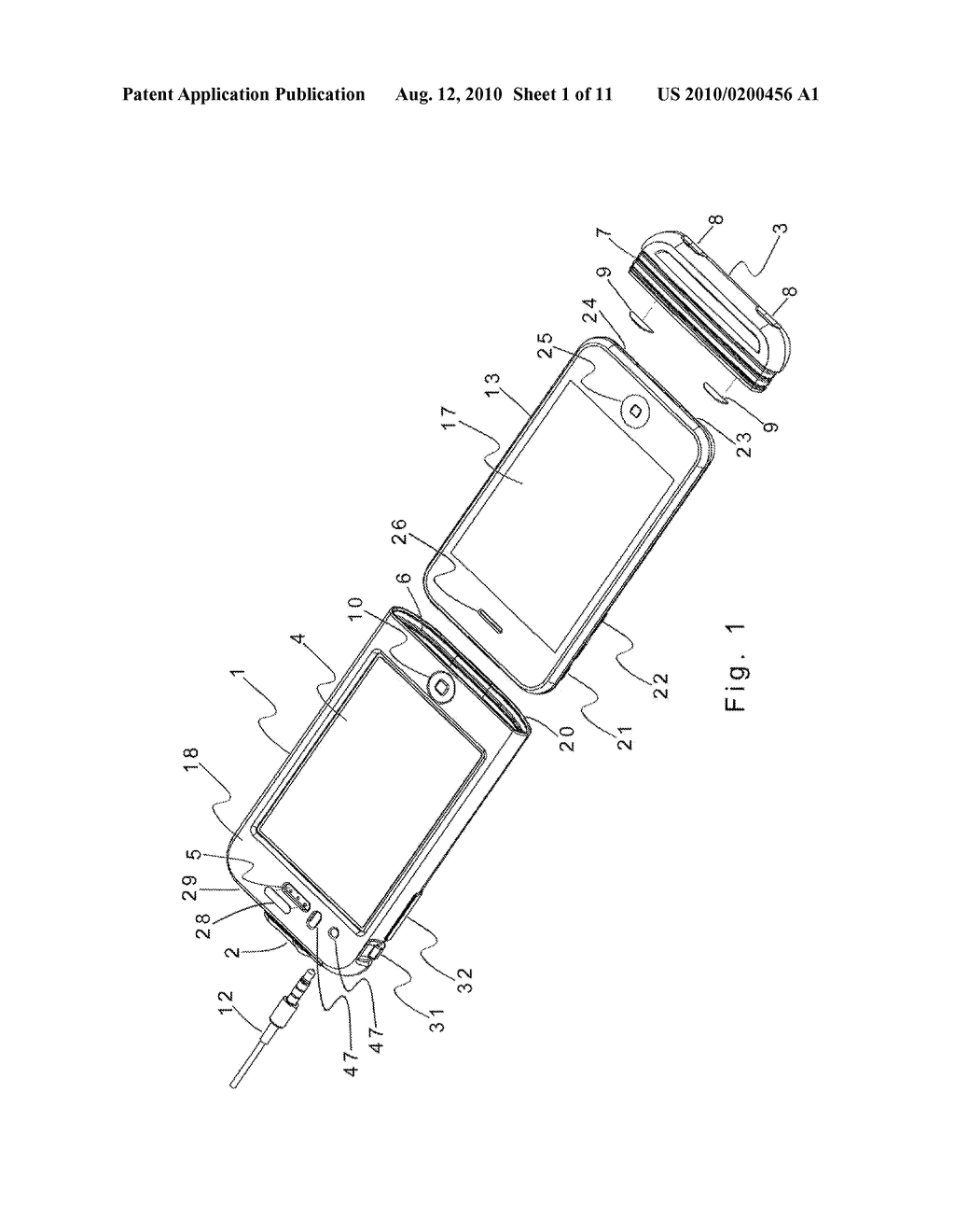 ELECTRONIC DEVICE COVER AND METHOD OF MAKING SAME - diagram, schematic, and image 02