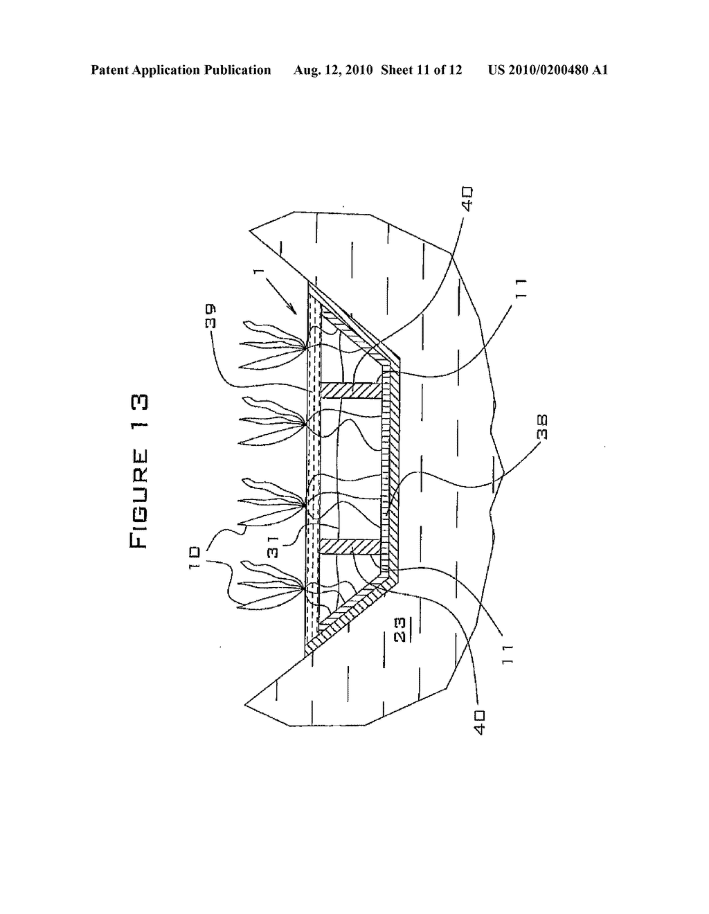 ELEVATED SWALE FOR TREATMENT OF CONTAMINATED STORMWATER - diagram, schematic, and image 12