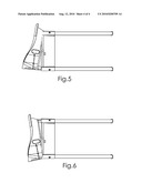 Device to facilitate filling a reusable bag, a conventional trash bag or a receptacle diagram and image