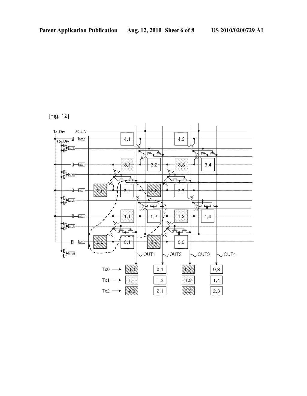 3 TRANSISTORS 4 SHARED STEP & REPEAT UNIT CELL AND 3 TRANSISTORS 4 SHARED IMAGE SENSOR INCLUDING THE UNIT CELLS - diagram, schematic, and image 07