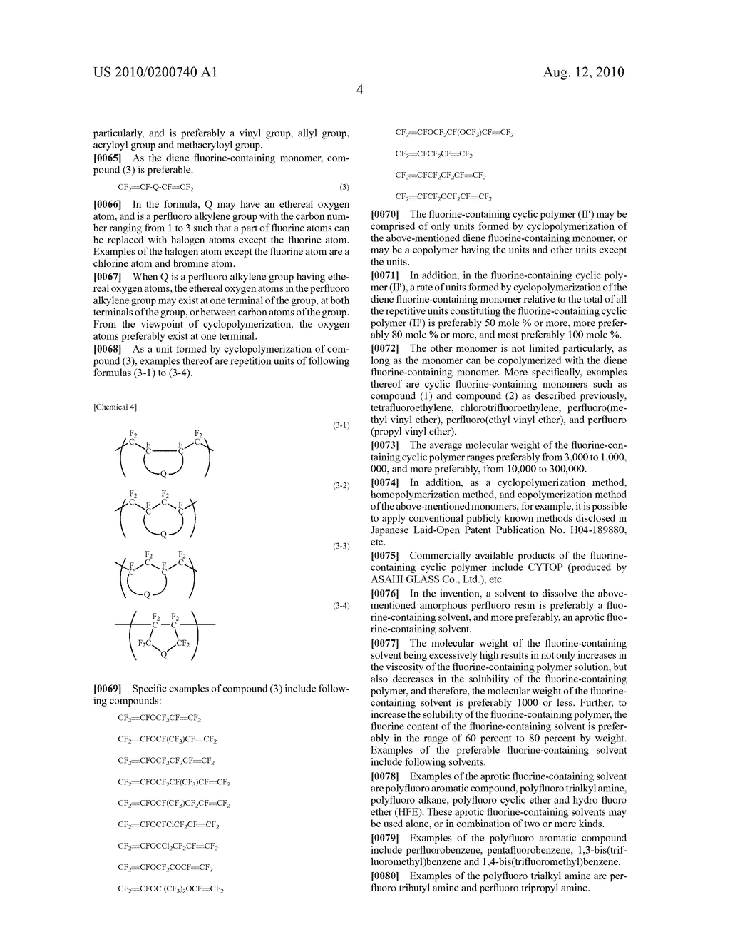 METHOD OF MOLDING AMORPHOUS PERFLUORO RESIN AND OPTIC DEVICES - diagram, schematic, and image 17