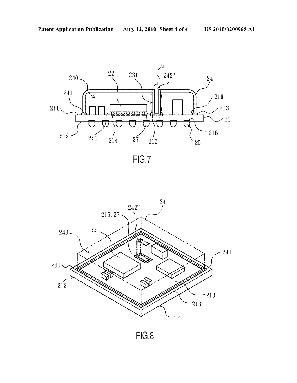 PACKAGE STRUCTURE FOR WIRELESS COMMUNICATION MODULE - diagram, schematic, and image 05