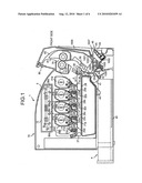 Open/close mechanism for paper tray for use in image forming apparatus diagram and image