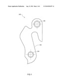 FLEXIBLE BICYCLE DERAILLEUR MOUNT diagram and image